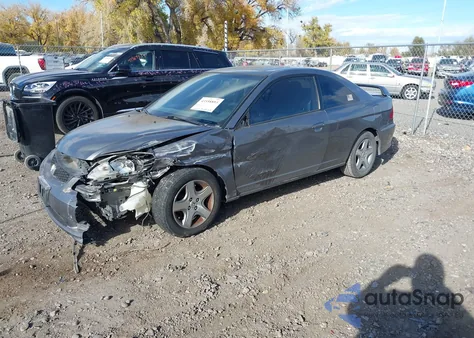 2004 Honda Civic Ex из США, поврежденный, VIN 1HGEM21934L054448